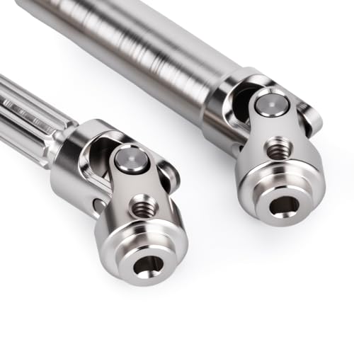 1/30 Scale RC Crawler Stainless Steel Drive Shaft, Metal Replacement Drivetrain Part for SCX30-Style Chassis