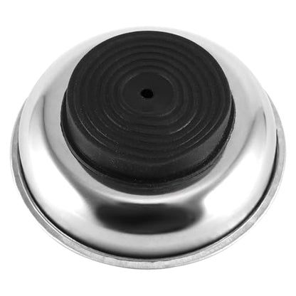 FUNSUEI 10 Packs 6 Inches Magnetic Tray, Stainless Steel Magnetic Bowl, Round Magnetic Parts Tray for Pins, Screws, Bolts, Nuts, Small Parts - color: Silver, size: 10PCS 6In