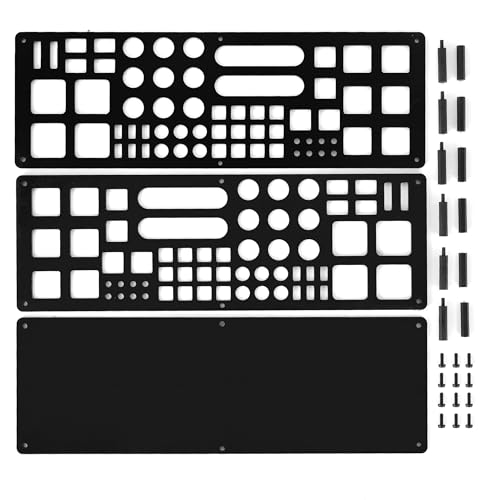 Screwdriver Storage Rack 63-Holes Acrylic Tool Stand Black | Multi-Function Screwdriver Organizers for RC Tools Kit, Hex Cross Screw Driver Organizer Workshop Tools