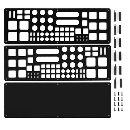 Screwdriver Storage Rack 63-Holes Acrylic Tool Stand Black | Multi-Function Screwdriver Organizers for RC Tools Kit, Hex Cross Screw Driver Organizer Workshop Tools