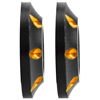 4Pack Vgoohobby 1/8 Universal Rear Wing Buttons Gasket Fixed Wing Spacers Compatible with Arrma Traxxas HPI HSP Redcat Axial Tamiya 1/8 RC Buggy Truck Racing Car (Gold) - color: Gold