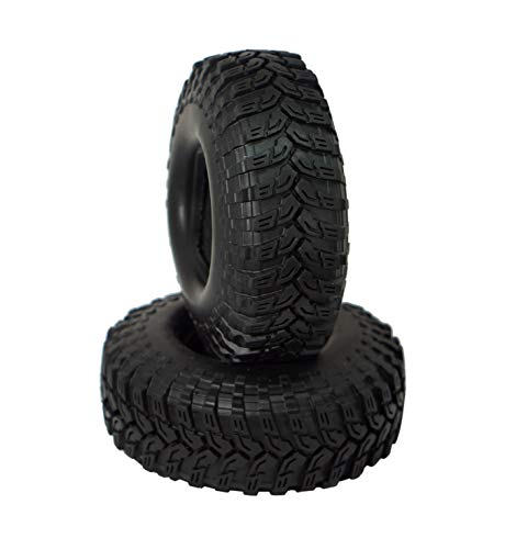 4Pack Vgoohobby Super Larger 4.48" Outer Diameter RC Crawler Tires,1.9" Tires with Foam Inserts Compatible with Axial SCX10 90047 D90 D110 Tamiya CC01 Traxxas TRX-4 1/10 RC Crawler Truck