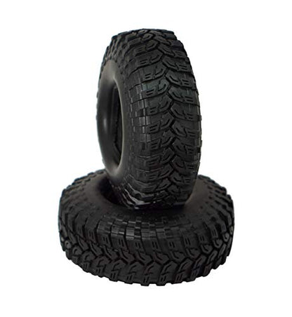 4Pack Vgoohobby Super Larger 4.48" Outer Diameter RC Crawler Tires,1.9" Tires with Foam Inserts Compatible with Axial SCX10 90047 D90 D110 Tamiya CC01 Traxxas TRX-4 1/10 RC Crawler Truck