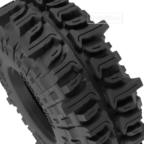 1.9 Inch RC Crawler Tires Skins Soft Rubber Off-Road Tyres for 1/10 TRX4 TRX6 SCX10 90046 AX103007 D90 Gen7 MST VS4-10,RCHuiWow High Grip Mud Terrain Tyres,StyleG - style: StyleG(4pcs)