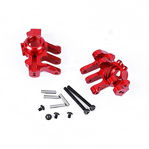 Aluminum Front Steering Knuckles for Axial RBX10 Ryft 1/10 RC Car Upgradeds (Red) - color: Red