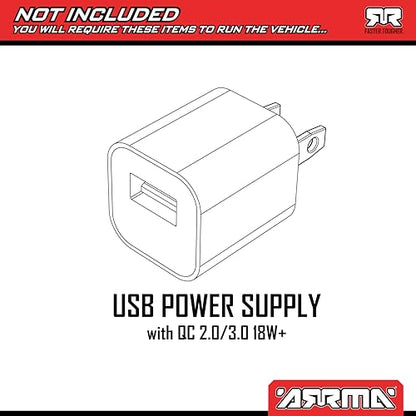 ARRMA Gorgon 2 Wheel Drive MT 1/10 Truck Ready-to-Assemble Kit with Battery & Charger Included, Clear, ARA3230SKT2