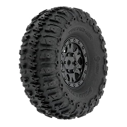 Pro-Line Racing 1/24 Trencher F/R 1.0 TRS MTD 7mm Blk Impulse 4 PRO1020910 RC Tire