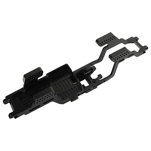 TRX4M CNC Aluminum Alloy One Body Chassis Kit Frame Girder for 1/18 RC Crawler Car TRX4-M Upgrade Parts - color: Black