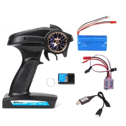 Digital Radio Remote Control with Receiver Battery 30A ESC Set for WPL RC Car