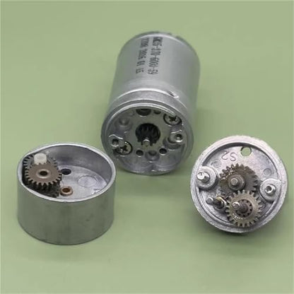 1pc 25GA-370 Mini 25mm Full Metal Gearbox Gear Motor 3V 6V 9V 12V 210RPM Slow Speed Large D Shaft DIY Robot Car Toy Model
