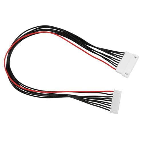Duokon LiPo Balance Extension Wire JST XH 8S Cable 30cm Plastic Metal Balance Plug Extension Wire Set 10Pcs for LiPo Battery Charging RC Car Plane Replacement