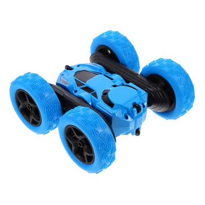 Double-Sided Drive Car Rotating Flips Creative Car for Trick Maneuvers Fast Speed Birthday in Sky Blue