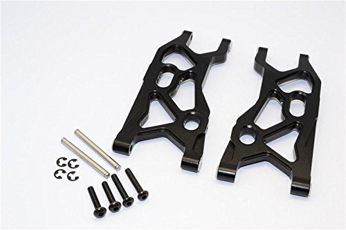 AX80111 Aluminum Front Lower Suspension A-Arms for 1/10 Yeti 90026/90056 RC Buggy Black