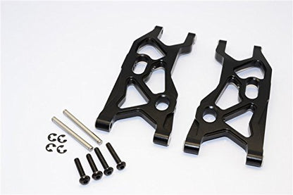 AX80111 Aluminum Front Lower Suspension A-Arms for 1/10 Yeti 90026/90056 RC Buggy Black