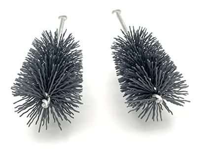 Pipe Cleaning Brush Set Abrasive Filament, 9 Piece Variety Pack for Removal of Rust, Corrosion, Paint