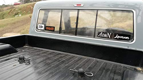 Bumper/Window Decals for RC Scale cralwer Accessory - 2 Styles - Heavy/Death Metal Bands - for: Axial SCX10 II RC4WD Redcat Gen8 TRX4 Vanquish VS4-10 Stickers (Death/Black Metal Bands - 96pc Set) - color: Death/Black Metal Bands - 96pc Set