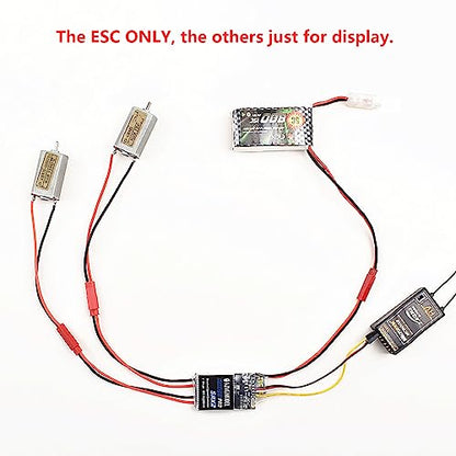 5A Dual Brushed ESC 2S-6S for 130-390 Motor RC Tank