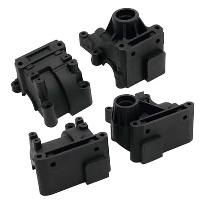 FLMLF Plastic Front and Rear Differential Diff Gear Shell Set | for 1/5 Losi 5ive T ROFUN ROVAN LT King Motor X2 Rc Car Parts - style: Front and Rear