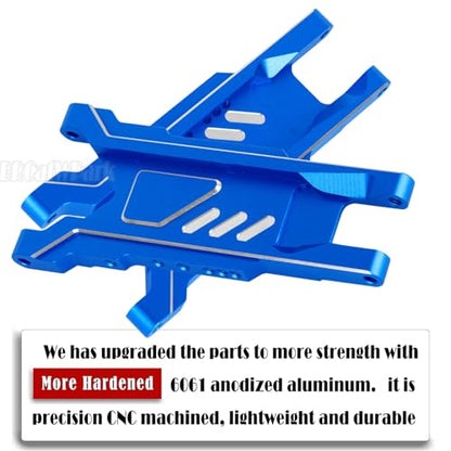 RC Aluminum Suspension A-Arms Upgrades Part for 1/10 Slash Rustler Stampede 4X4 VXL BL-2s,Hoss 4WD VXL,XO-1,Alloy Front Rear RC Suspension Arms Hops up,Navy Blue - color: Navy Blue - (Suspension Arms)