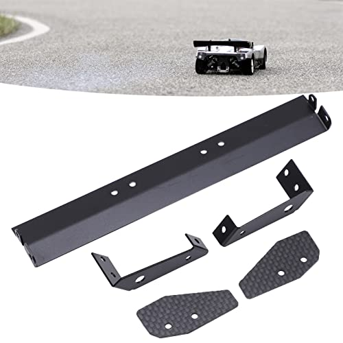 RC Rear Spoiler Wing, Aluminum Alloy RC Car Rear Wing Mounting Set for 1/10 RC Spoiler