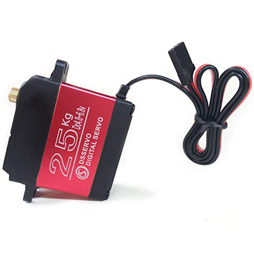 25KG Digital Servo Full Metal Gear High Torque Waterproof for RC Car Crawler Robot Control Angle 270° - size: 25kg-270°