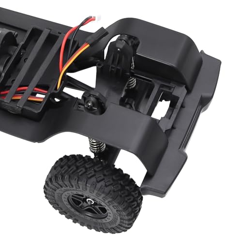 for TRX4M 155mm 6.10in Wheelbase Assembled Frame Chassis Front Rear Axles Gearbox for 1/18 AX-8560 Rc Crawler TRX4-M Bronco Defender