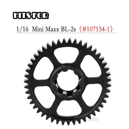 RC #45 Steel 45T Spur Gear 0.8m Upgrades Part for 1/16 Mini Maxx Monster TRUCK-107154-1 RC Car,Transmission Gears Spur Gear Hop Ups(#10756)