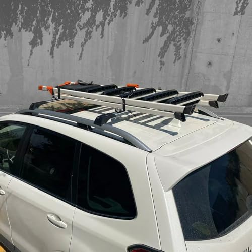 Load Stops Replacement T-Slot Truck Cross Bar,304 Stainless Steel Covered with Black Coating Roof Rack Cross Bar Accessories for Ladder Firewood Skis Snowboard Kayak Skateboard Surfboard 4Pack
