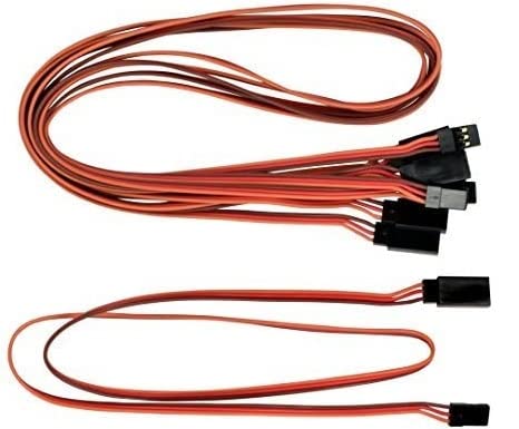 JR Style 24" / 600mm Servo Extension - 5 Pack #1022