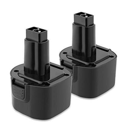 CREABEST 2Packs 9.6V 3.5Ah Ni-MH for Dewalt Replacement Battery DW9062 Dw9061 DW926 DC750KA DW955K DW955 DW926K-2 DW926K DW902 DW050 DE9062 DE9061 DE9036 DW955K-2 DW050K Black & Decker PS120 | DW9061 DW926 DC750KA DW955K DW955 DW926K-2 DW926K DW902 DW050