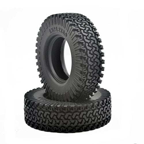100mm 1/10 Scale Rubber Tires for 1:10 RC Climbing Rock Crawler 1.9 Inch Wheels | Rubber Tire with Foam Insert for TRX-4, SCX10, Gen8, Available in 96mm-120mm sizes