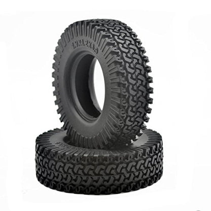 100mm 1/10 Scale Rubber Tires for 1:10 RC Climbing Rock Crawler 1.9 Inch Wheels | Rubber Tire with Foam Insert for TRX-4, SCX10, Gen8, Available in 96mm-120mm sizes