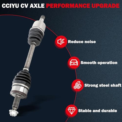 CCIYU CV Axle Shaft Assembly for Chrysler 300 2005-2023 & for Dodge | Charger / Challenger / Magnum 2005-2023 - Front Right - only with AWD - Replace# 66-3558 - size: 17-5818