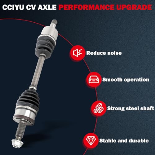 CCIYU CV Axle Shaft Assembly for Chrysler 300 2005-2023 & for Dodge | Charger / Challenger / Magnum 2005-2023 - Front Right - only with AWD - Replace# 66-3558 - size: 17-5818