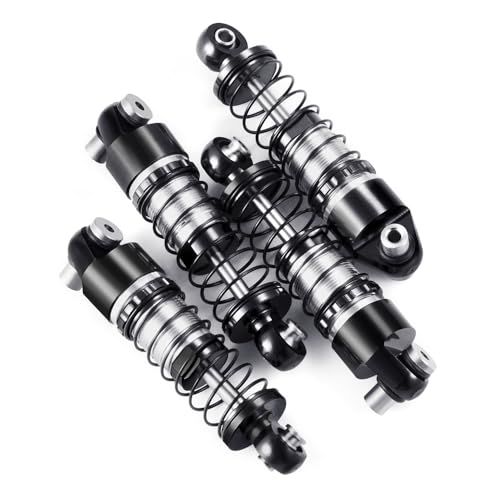 RCLIONS RC Car Shocks 33mm Big Bore Oil Shock Absorber for AXIAL SCX24 1/24th RC Crawler Car Upgrade Parts