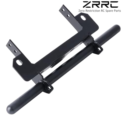 Steel Rear Flat Bumper Kit Compatible with Vanquish VP VS4-10 Phoenix 1/10 RC Crawler, Heavy 45# Steel Rear Bumper Upgrade for 1/10 RC Rock Crawler - style: Rear