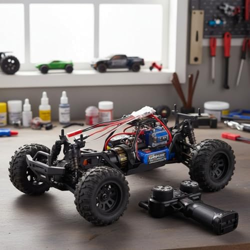 Bidirectional 30Ahm Brushed ESC with Brake Mode for Cars Boats Models & Thermal Overload Protections Brake Switchable Motor Controller