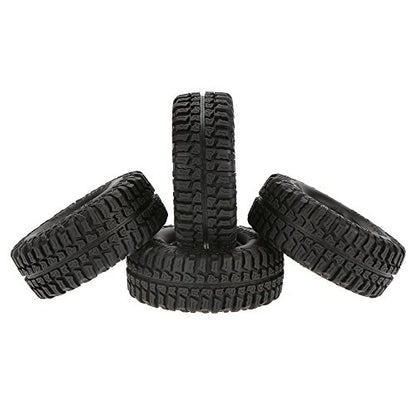Goolsky 4Pcs Austar 1.9" 100mm 1/10 Scale Tires for 1/10 RC4WD D90 Axial SCX10 RC Rock Crawler