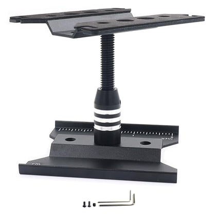 RC Car Work Stand, 360° Rotating Repair Tool Holder for 1/16 1/18 1/24 Scale Remote Control Trucks, Crawlers, Buggies(Black)