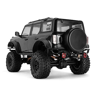 INJORA CNC Aluminum Rear Bumper for 1/18 RC Crawler TRX4M Bronco Upgrade (4M-43) - size: Rear
