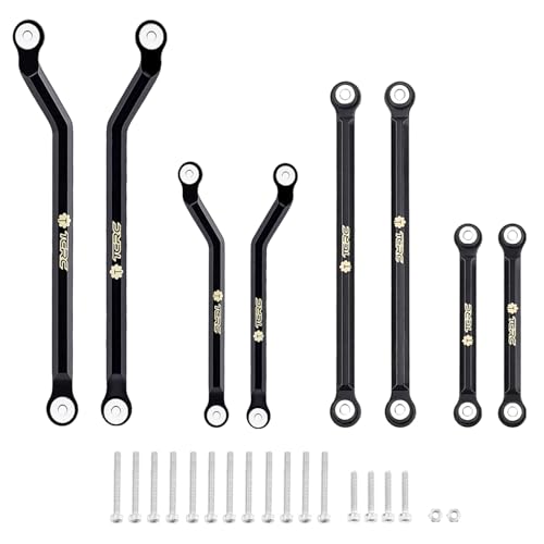 Brass High Clearance Chassis Suspension Links Rod Linkage Set for Axial SCX24 AXI00005 Jeep JT Gladiator