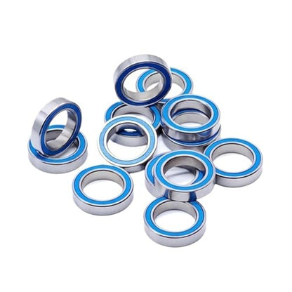 10PCS 6701RS Bearing 12x18x4 mm Electric RC Car Truck 6701 RS 2RS Ball Bearings 6701-2RS Blue Sealed(MR74RS 4x7x2.5) - size: MR74RS 4x7x2.5