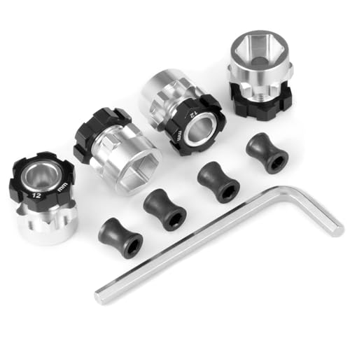 RC Hex Hub 12mm(+6mm) Brass Wheels Hex Hub Extension Hex Drive Adapter for Tra-xxas Slash 4X4 VXL