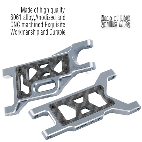 Aluminum Front Rear Suspension A Arms & Caster Block&Steering Blocks&Rear Stub Axle Carriers Upgrades Parts for 1/10 Slash VXL 2WD/Slash 2WD,(Only for Slash) Titanium - color: Titanium( for 1/10 Slash )