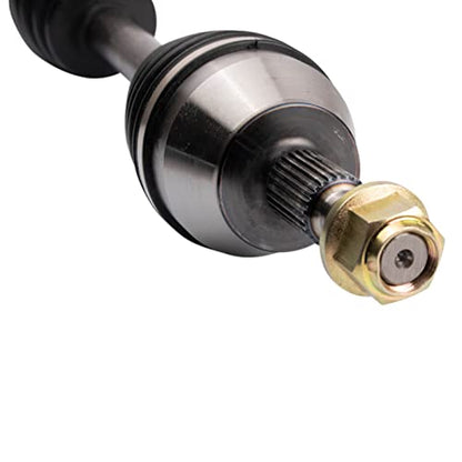 TRQ Front Driver Side CV Axle Assembly Compatible with 2014-2016 Ford Transit Connect 2.5L 2017-2018 Transit Connect 2019-2020 2.5L - style: CSA32545