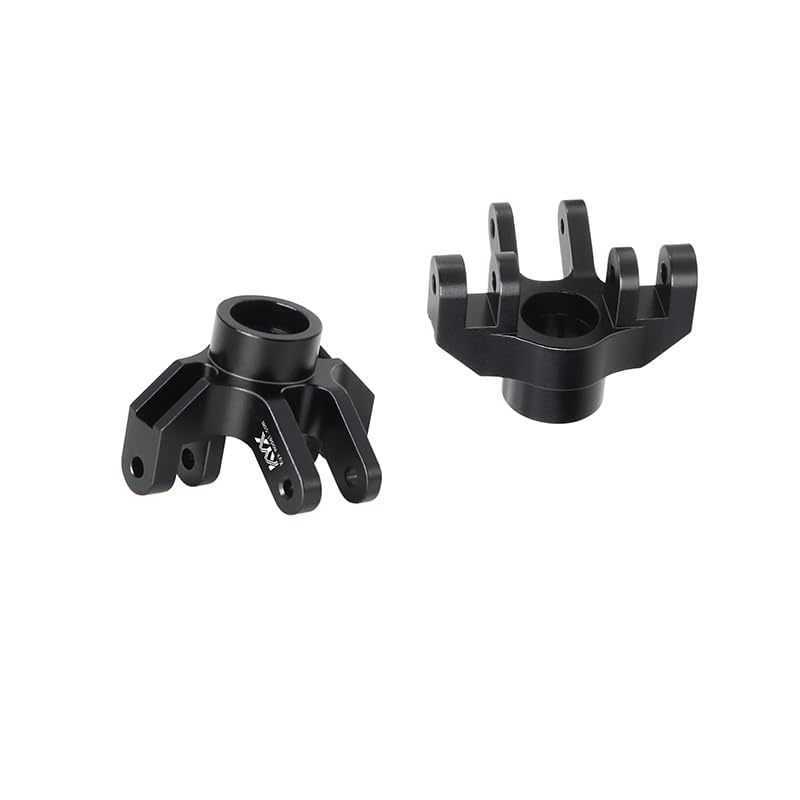 KYX Racing Aluminum Steering Spindle Black Upgrades Parts Accessories for 1/18 RC Car LOSI Mini LMT 4X4 Monster Truck