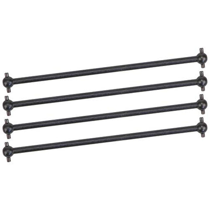 4-Pack Front/Rear Driving Dogbone Shaft 100MM Long 538104 Compatible with 1/10 RC Model Car Spare Parts (Black) …