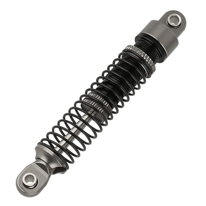 53mm 59mm 66mm 78mm Aluminum Long Threaded Shocks Absorbers Oil Damper for 1/18 RC Crawler TRX4M TRX-4M KUpgrade Parts (59mm-gray) - color: 59mm-gray