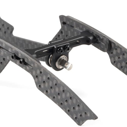 1/24 RC Crawler Aluminum Carrier Bearing Cross Member Adjustable for SCX24 Custom Build 1/24 Comp Rig Crawler 35mm Width with 3mm D Shaped Shaft