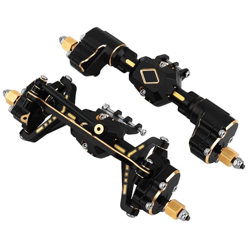 Brass Complete Portal Front Rear Axles for 1/18 RC Crawler Redcat Ascent-18 Heavy Duty Axle Metal Upgrades